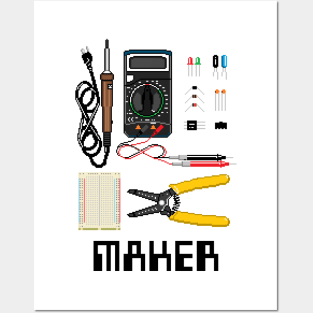 Electronics Maker Posters and Art